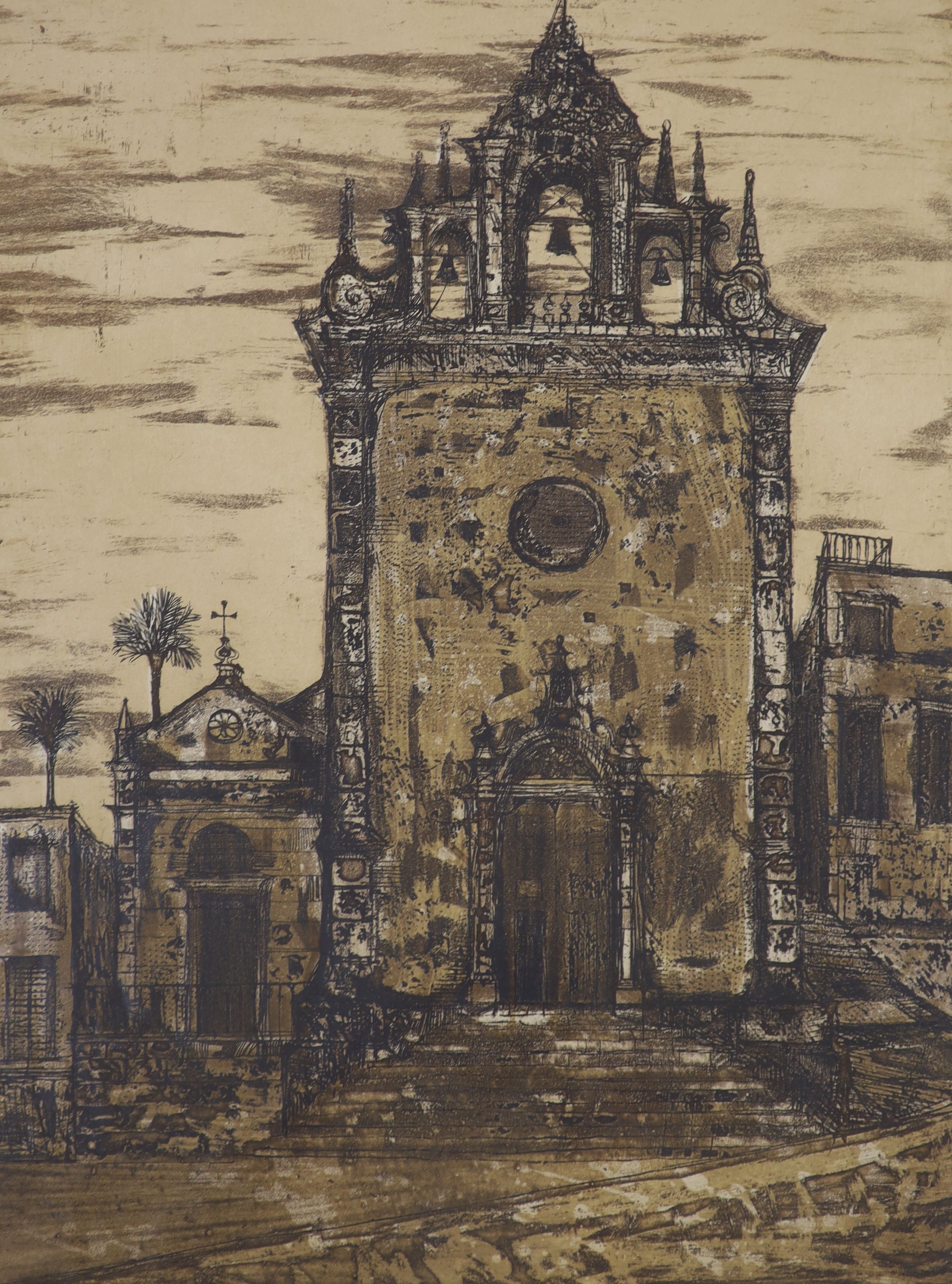 Richard Beer (1928-2017), two limited edition prints, Piazza Armernia, 47/100 and Noto III, 16/100, signed in pencil, 65 x 50cm